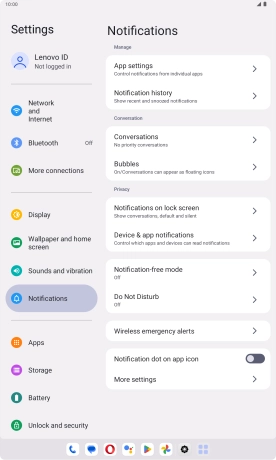 Press Do Not Disturb.