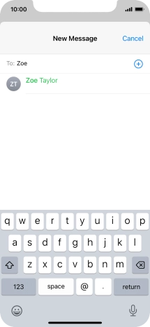 Press the required contact.