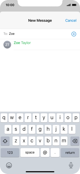 Press the required contact.