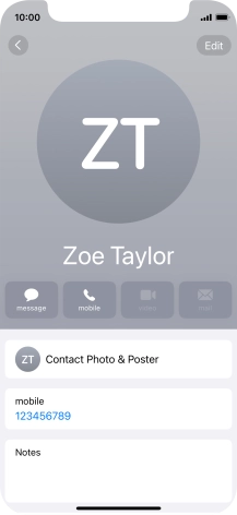 Slide your finger upwards starting from the bottom of the screen to return to the home screen.