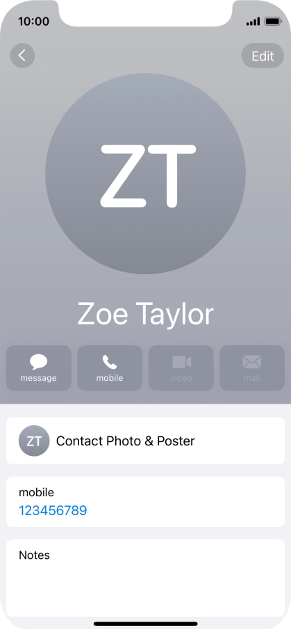 Slide your finger upwards starting from the bottom of the screen to return to the home screen.