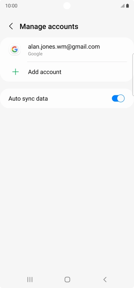 Press the Home key to return to the home screen. Press the Home key to return to the home screen.