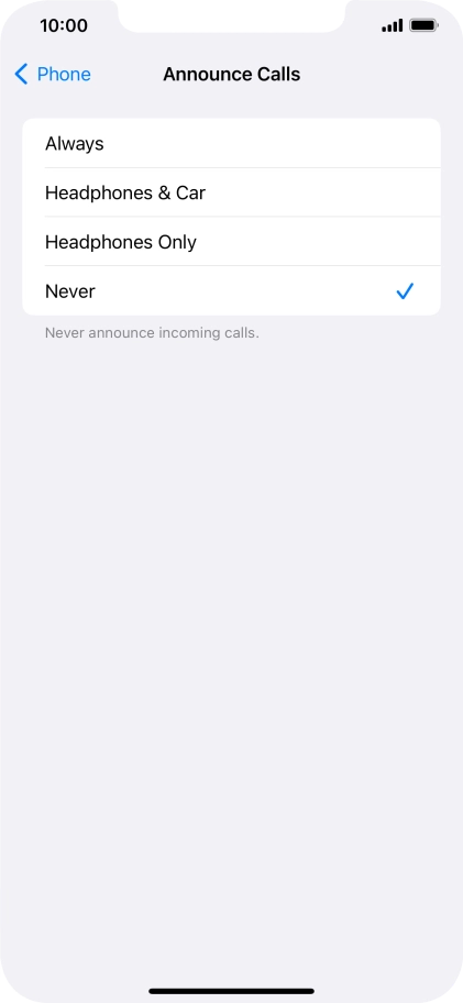 Press Always to turn on the function when silent mode is turned off.