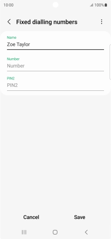 Press Number and key in the required phone number.