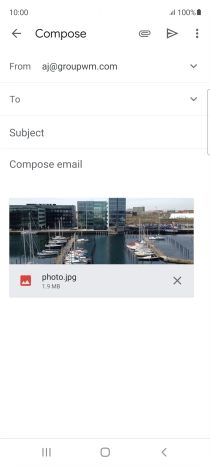 Press the field next to 