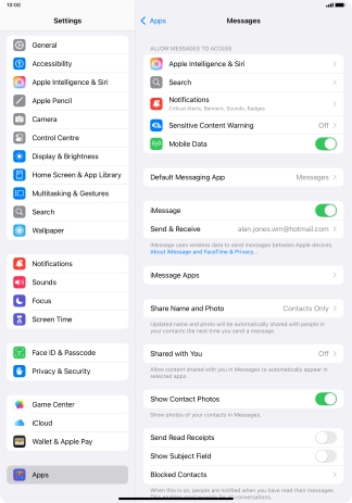 Slide your finger upwards starting from the bottom of the screen to return to the home screen.