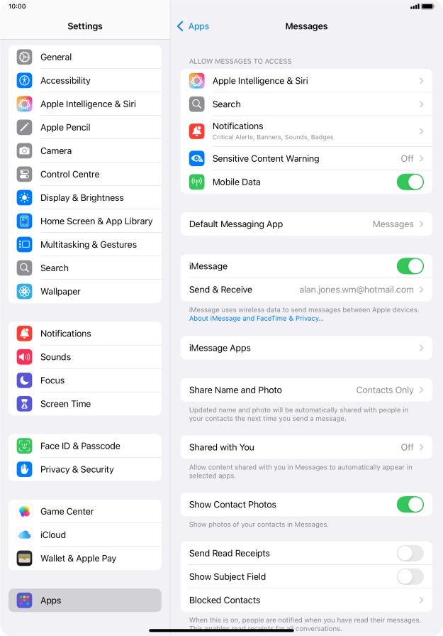 Slide your finger upwards starting from the bottom of the screen to return to the home screen.