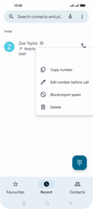 Press Block/report spam.