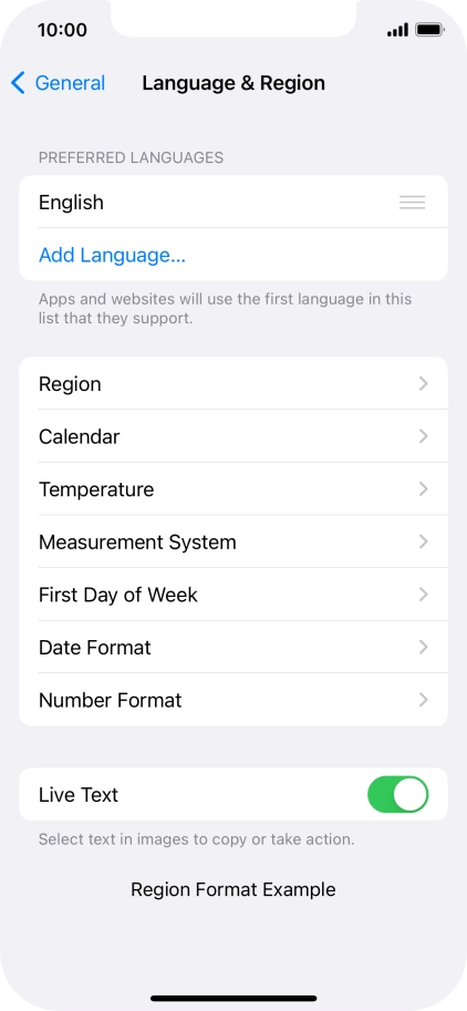 Press Add Language....