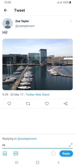 Write your reply and press Reply. Write your reply and press Reply.