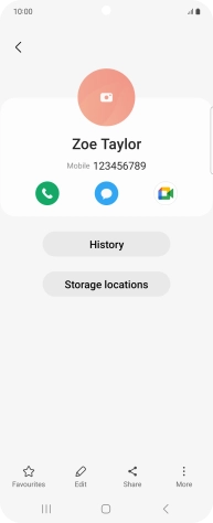 Press the Home key to return to the home screen.
