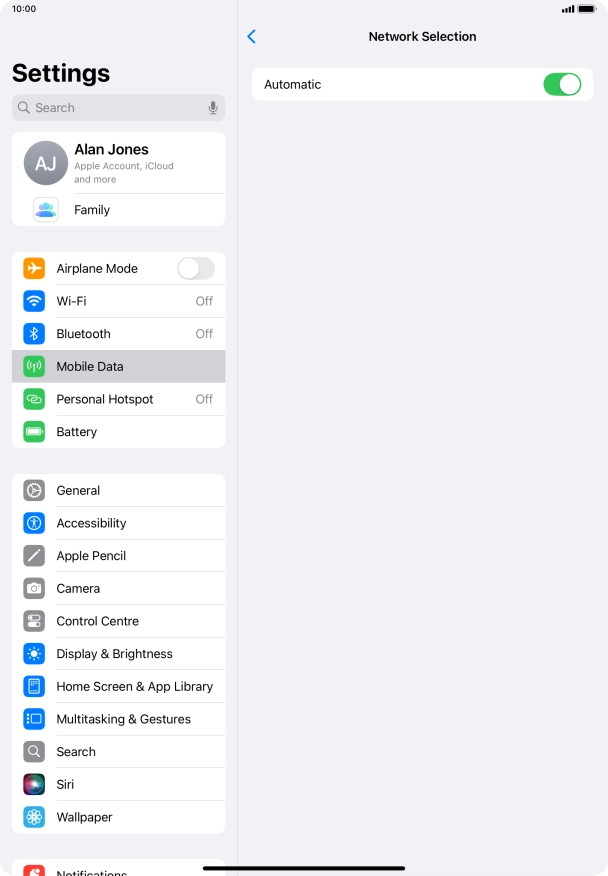 Press the indicator next to Press the indicator next to