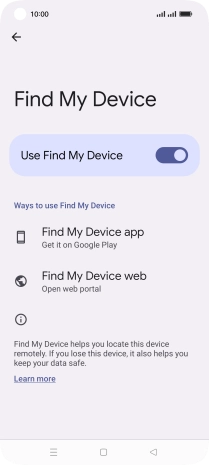 Press the Home key to return to the home screen.