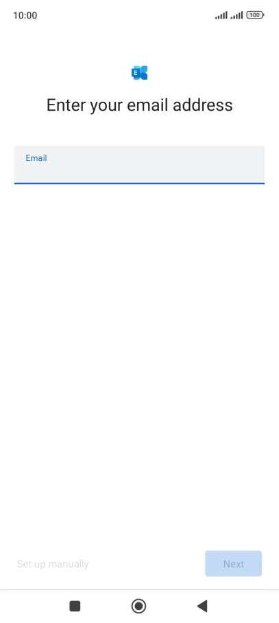 Press the field below 