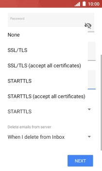 Press None to turn off the function.