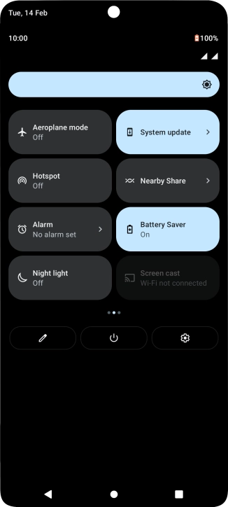 Press the Home key to return to the home screen.