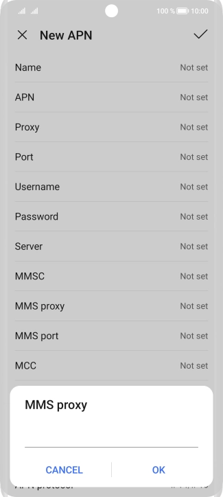 Key in 212.183.137.012 and press OK.