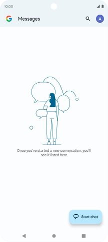 Press the profile icon.