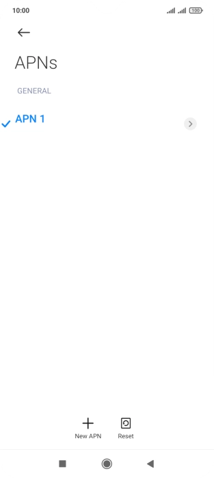 Press New APN.