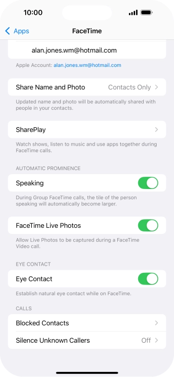 Press SharePlay. Press SharePlay.