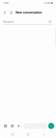 Press the search field and key in the first letters of the recipient's name. Press the search field and key in the first letters of the recipient's name.