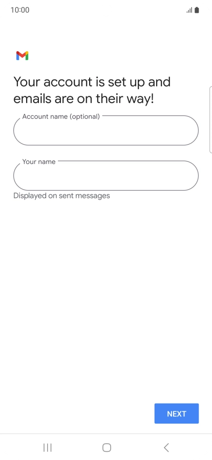 Press the field below 