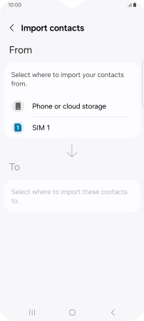 Press the name of the SIM.