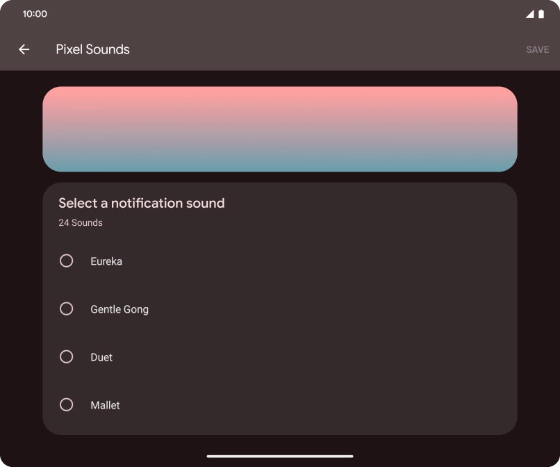 Press the required message tones to hear them.