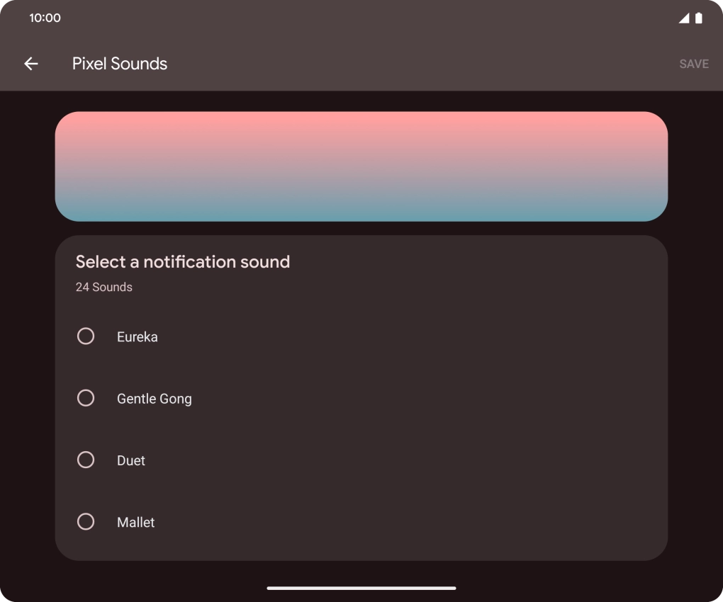 Press the required message tones to hear them.