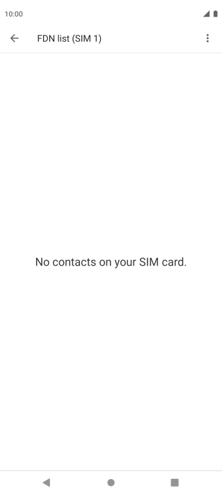 Press the menu icon.