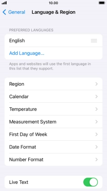 Press Add Language....