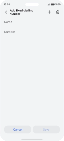 Press Name and key in the required name.