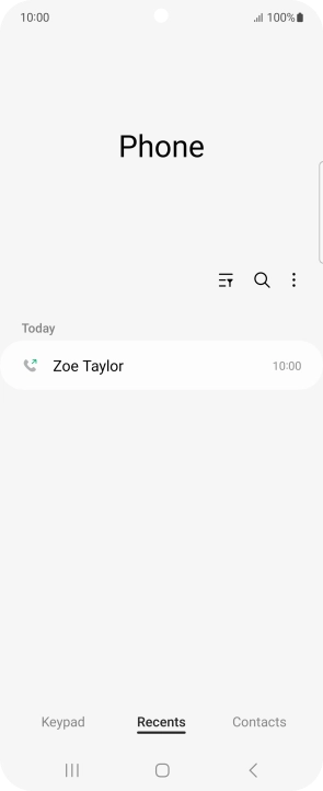 Press the required number.