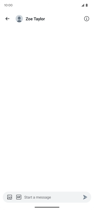 Press the text input field.