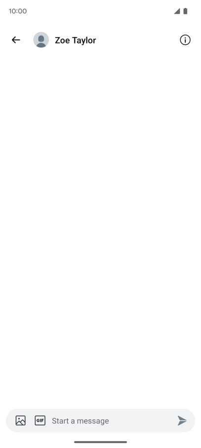 Press the text input field.