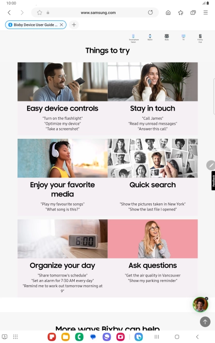 Press the Home key to return to the home screen.