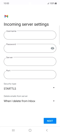 Press the field below 
