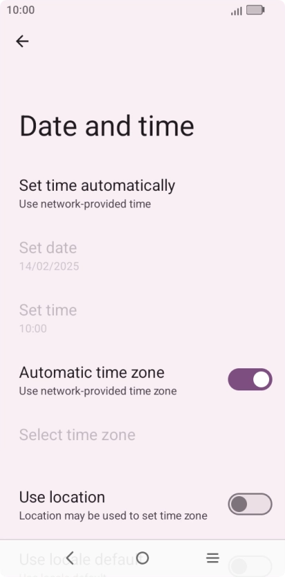 Press the Home key to return to the home screen.