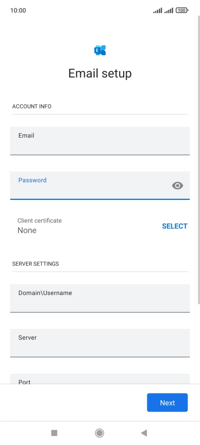To turn on the function, press SELECT and follow the instructions on the screen to install the required certificate. To turn on the function, press SELECT and follow the instructions on the screen to install the required certificate.