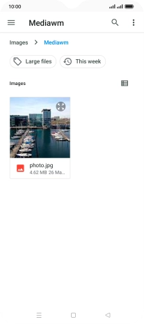 Press the required picture. Press the required picture.