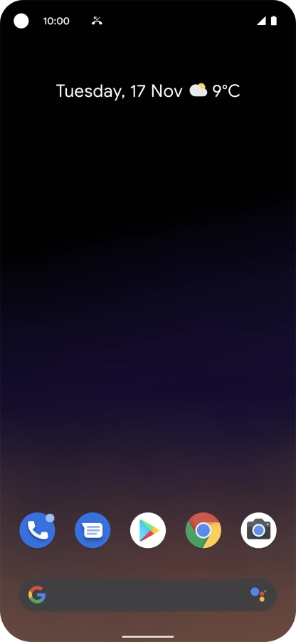 The missed calls icon shows that you have one or more missed calls.