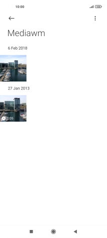 Press and hold any picture or video clip.
