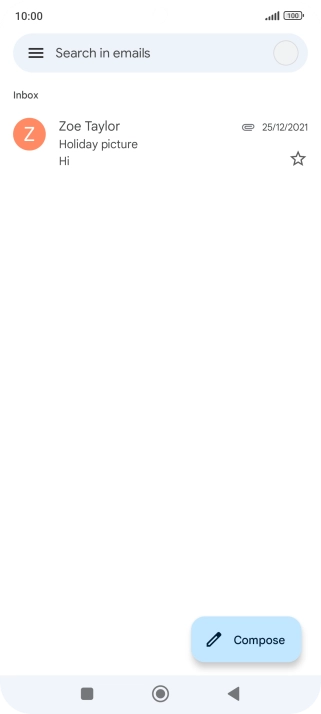 Press the profile icon.