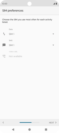 Press the drop down list below Press the drop down list below