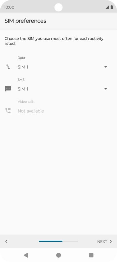 Press the drop down list below Press the drop down list below