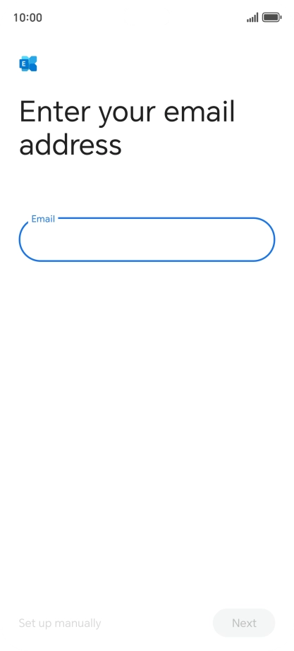 Press the field below 