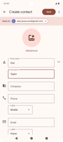 Press Phone and key in the phone number.