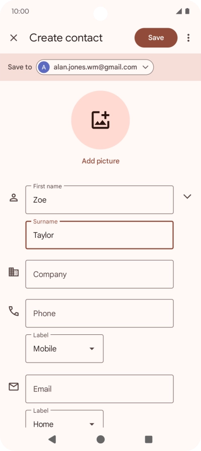 Press Phone and key in the phone number.
