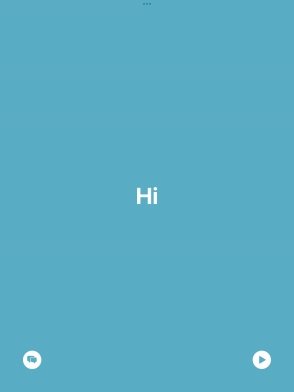 Press the split view icon to go back to display of both languages.