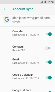Press the indicator next to Press the indicator next to